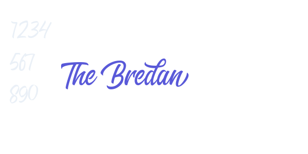 The Bredan font free