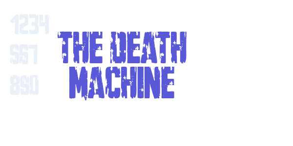 The Death Machine font free