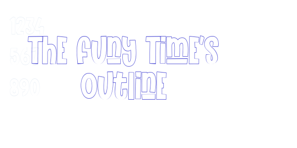 The Funy Time’s Outline font free