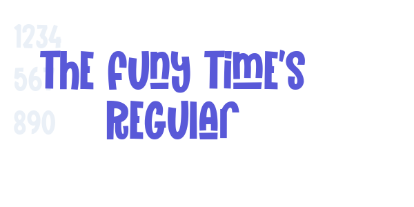 The Funy Time’s Regular font free