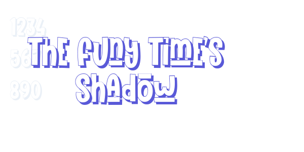 The Funy Time’s Shadow font free