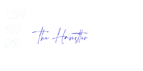 The Hamstter font free