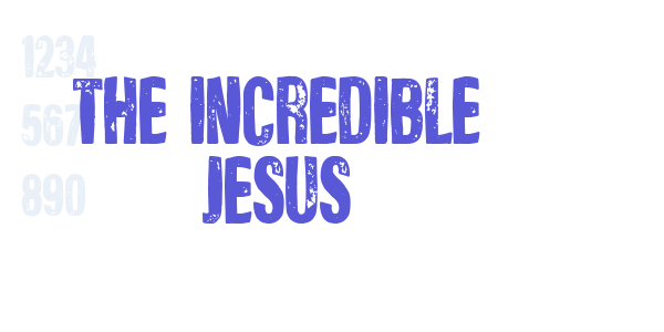 The Incredible Jesus font free