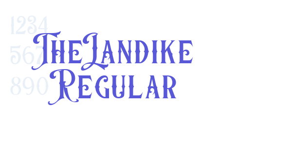 The Landike Regular font