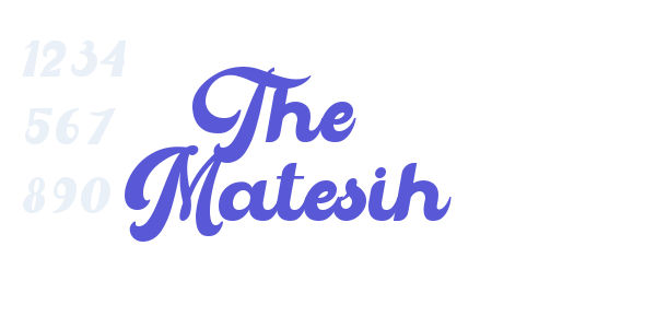 The Matesih font