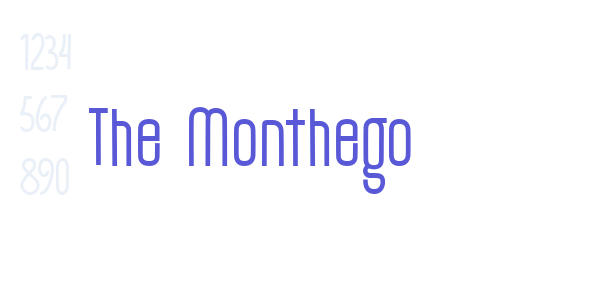 The Monthego font free