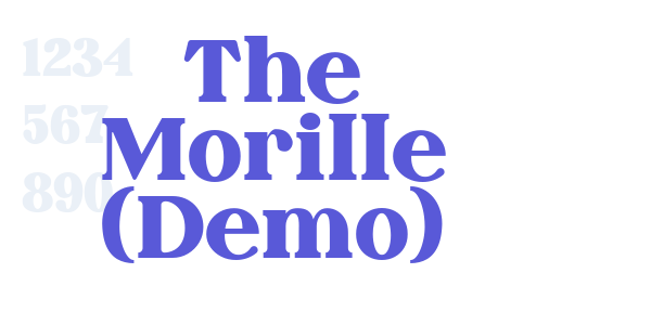 The Morille (Demo) font free