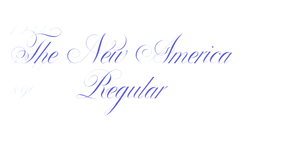 The New America Regular font free