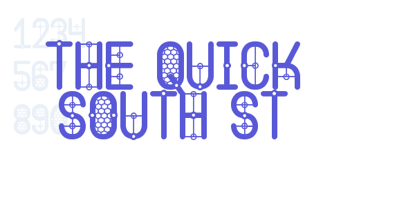 The Quick South St font free