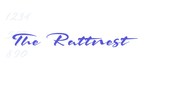 The Rattnest font