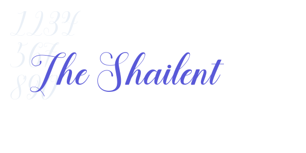 The Shailent font free