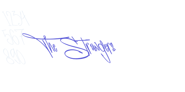 The Strangers font free