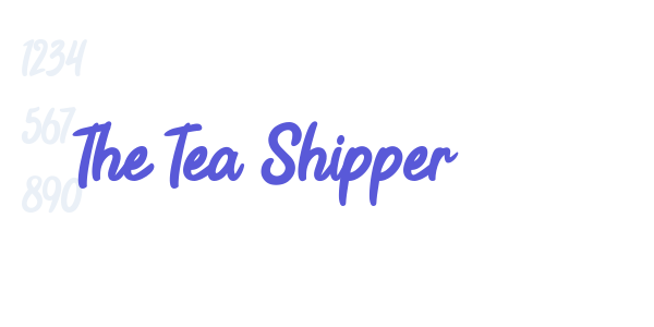 The Tea Shipper font free