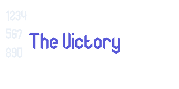 The Victory font