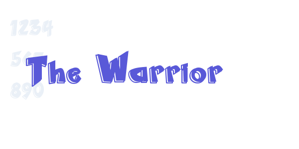 The Warrior font