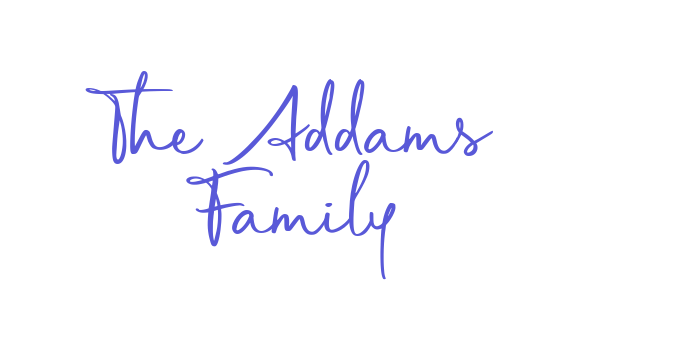 The Addams Family Font Download