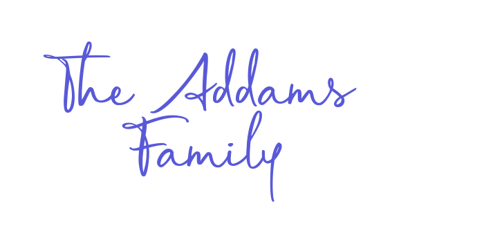 The Addams Family Font