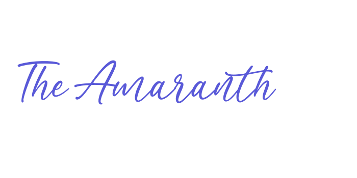 The Amaranth Font Download