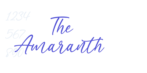 The Amaranth-font-download