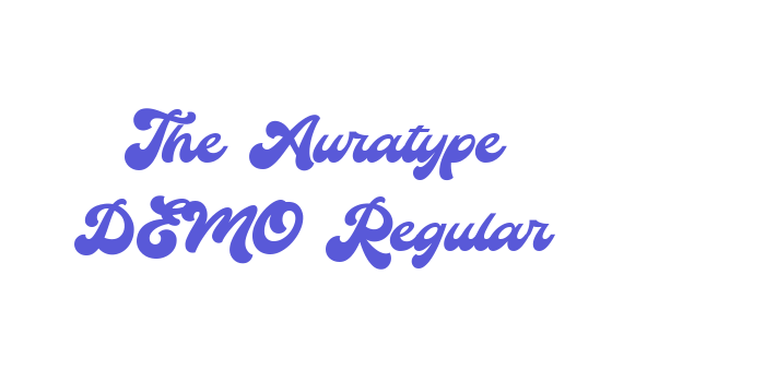 The Auratype DEMO Regular Font Download