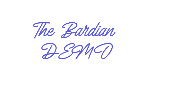 The Bardian DEMO Font Download