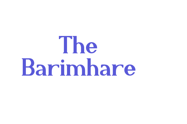 The Barimhare Font