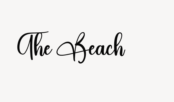 The Beach Font