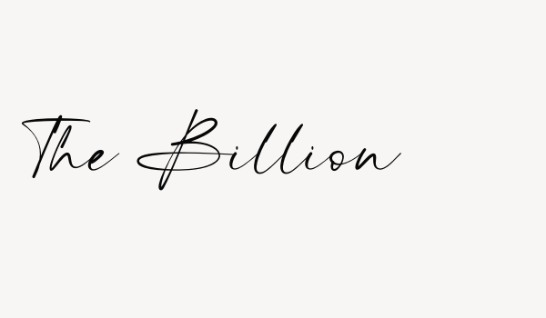 The Billion Font