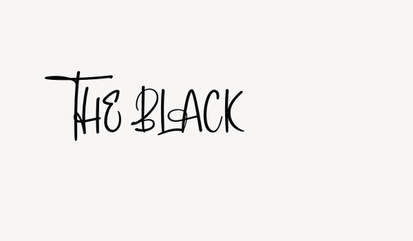 The Black Font