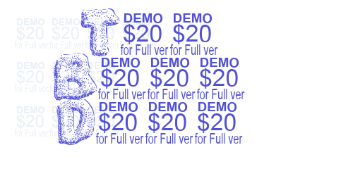 The Blob Demo-font-download