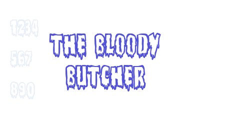 The Bloody Butcher-font-download