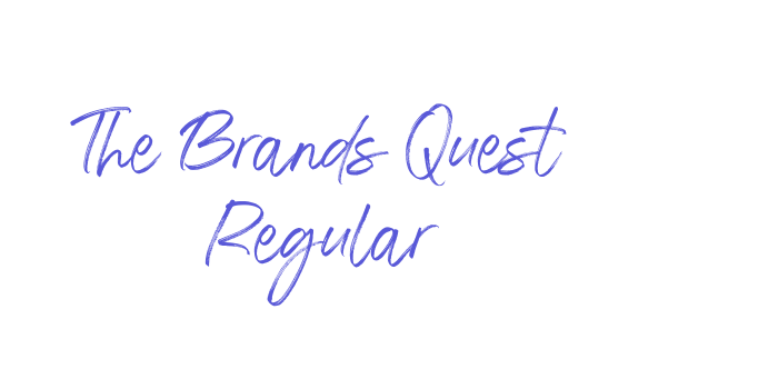 The Brands Quest Regular Font Download