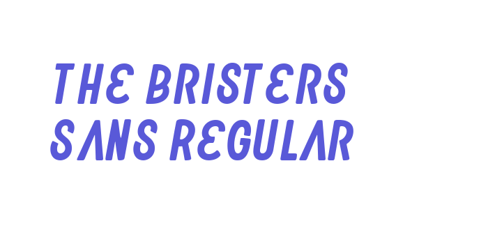 The Bristers Sans Regular Font Download