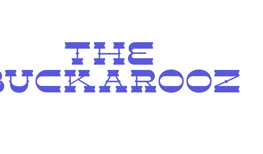 The Buckarooz Font Download