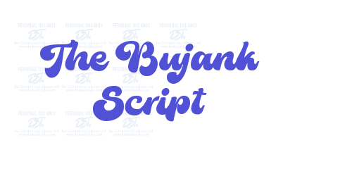 The Bujank Script-font-download