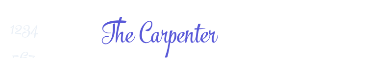 The Carpenter font