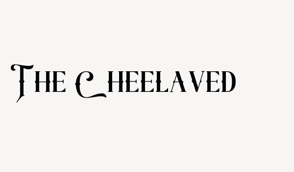 The Cheelaved Font