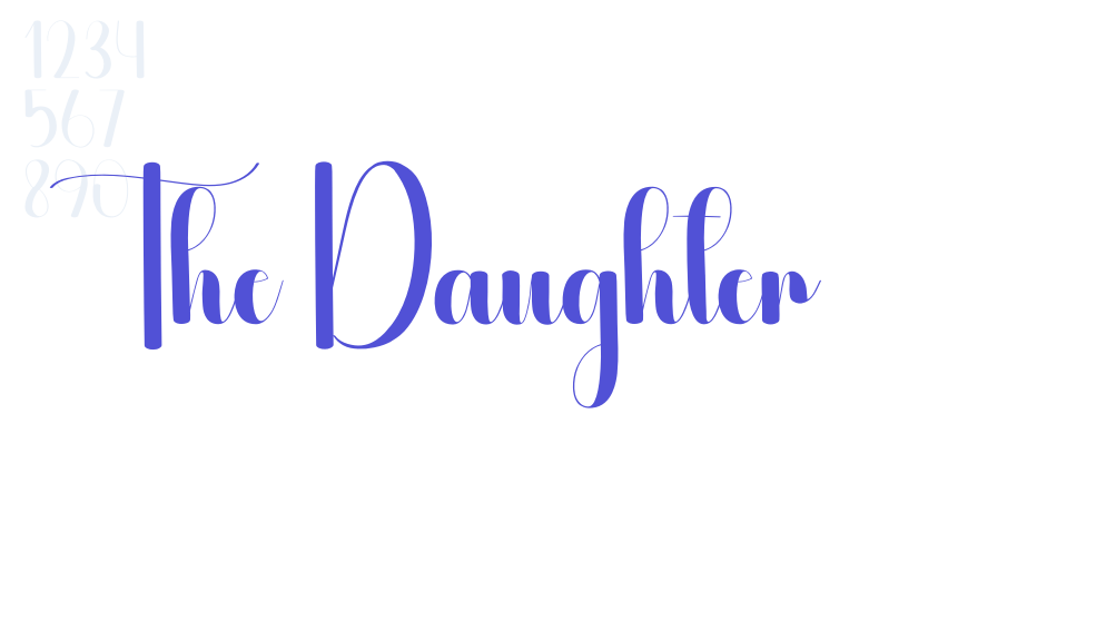 The Daughter-font-download