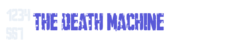 The Death Machine-related font