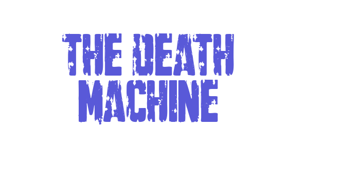 The Death Machine Font