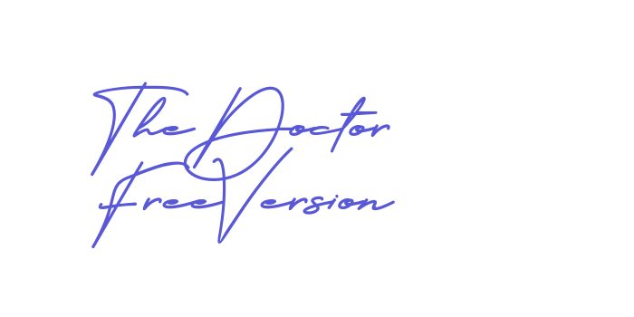 The Doctor FreeVersion Font Download