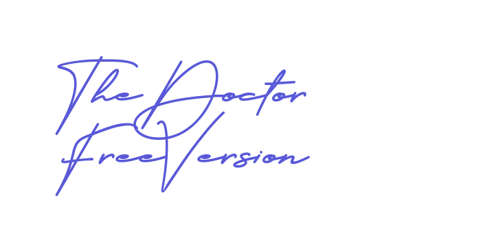 The Doctor FreeVersion Font