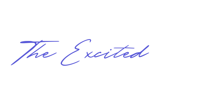 The Excited Font Download