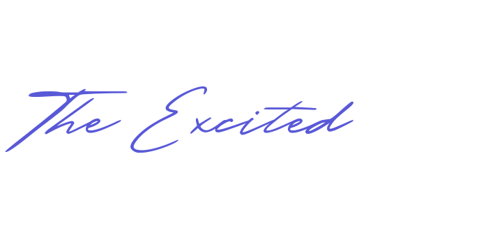 The Excited Font