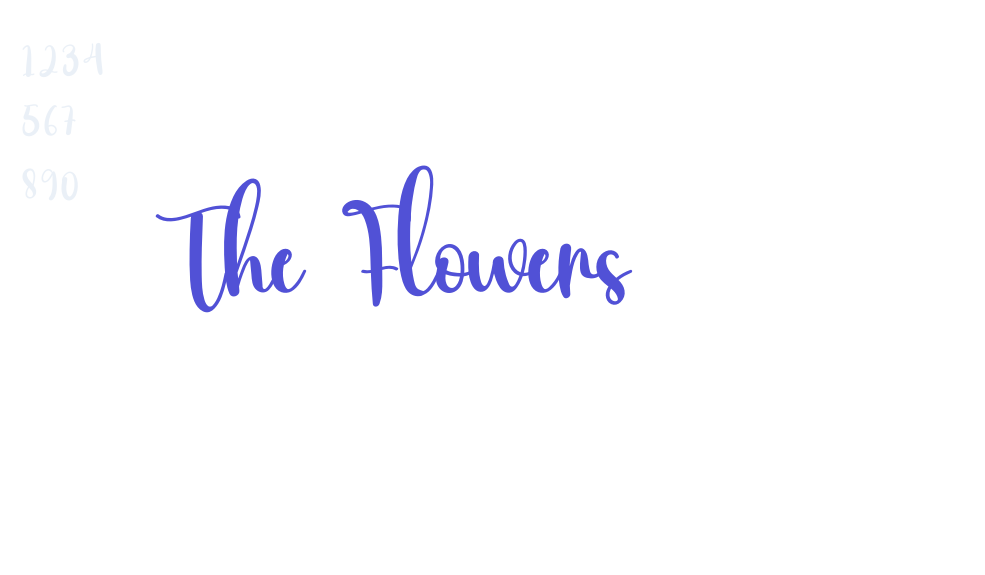 The Flowers-font-download