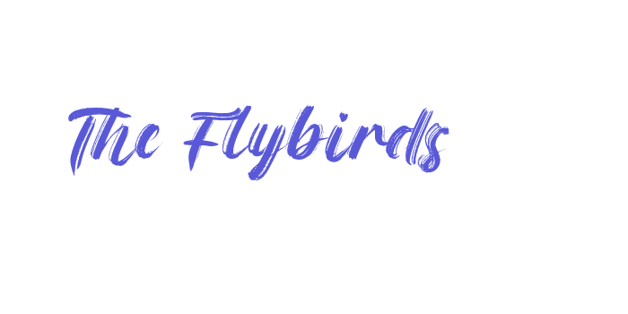 The Flybirds Font Download