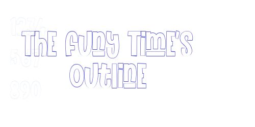 The Funy Time’s Outline-font-download