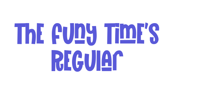 The Funy Time’s Regular Font