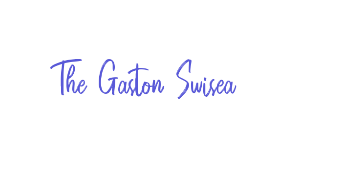 The Gaston Swisea Font