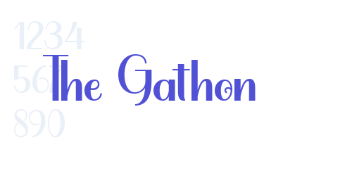 The Gathon-font-download